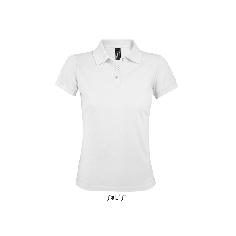 POLO PRIME WOMEN DONNA BIANCO M/CORTA SOL'S