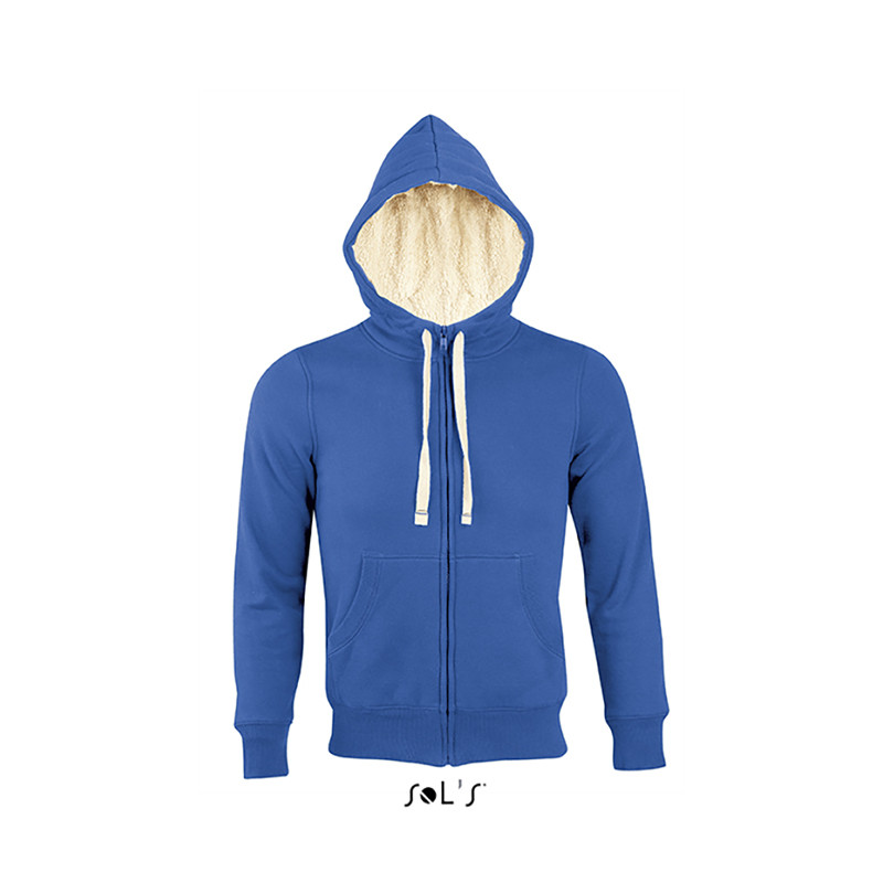 FELPA SHERPA UNISEX C/CAPPUCCIO ZIP INTERA SOL'S