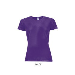 T-SHIRT SPORTY DONNA SUBLIMATICA G/COLLO SOL'S