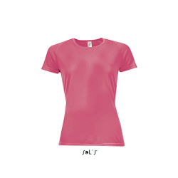 T-SHIRT SPORTY DONNA SUBLIMATICA G/COLLO SOL'S