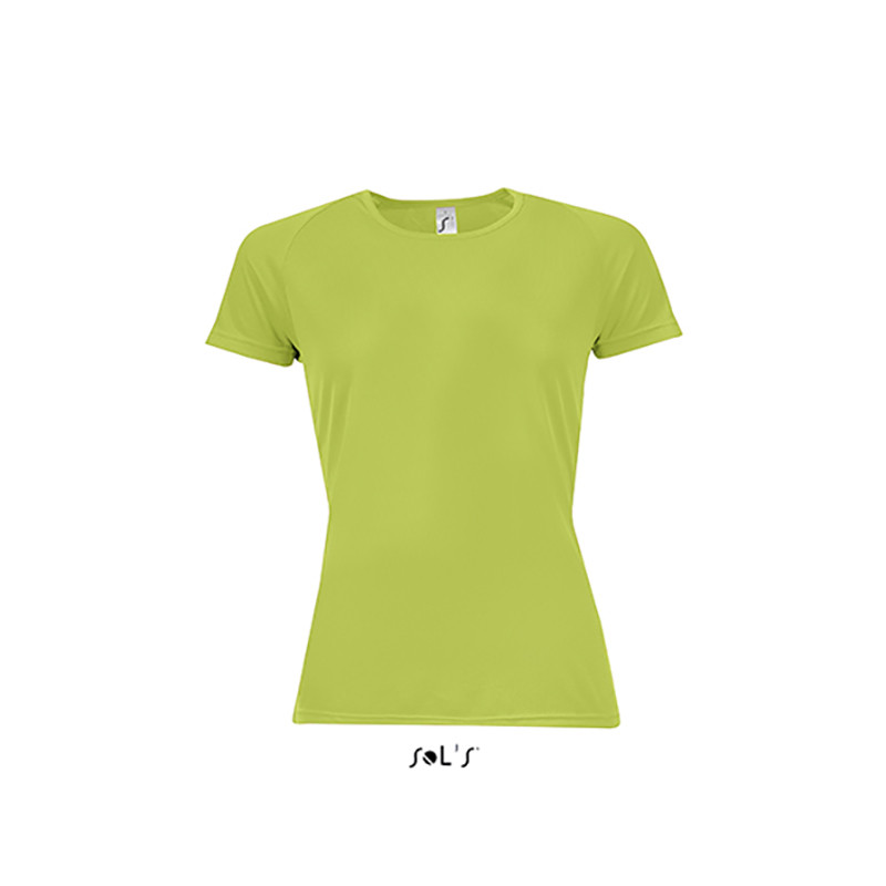 T-SHIRT SPORTY DONNA SUBLIMATICA G/COLLO SOL'S