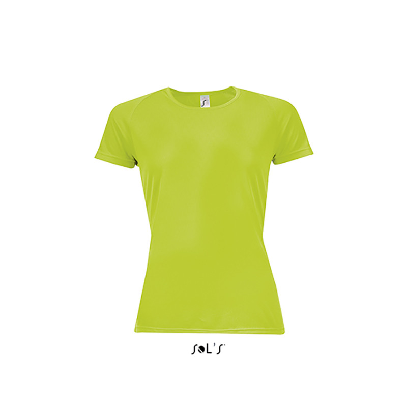 T-SHIRT SPORTY DONNA SUBLIMATICA G/COLLO SOL'S