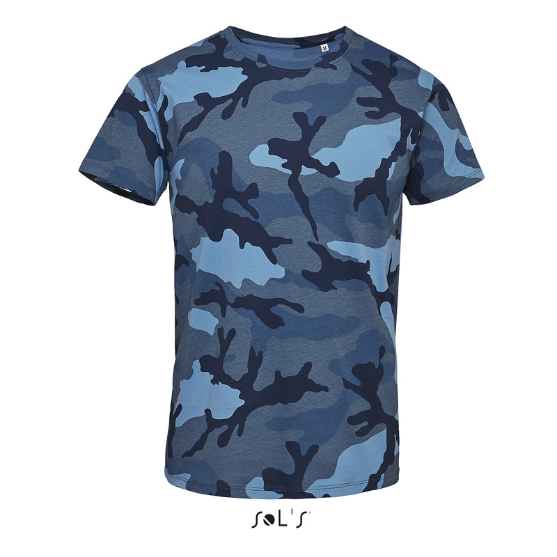 T-SHIRT CAMO MEN UOMO G/COLLO M/CORTA SOL'S