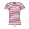 T-SHIRT MILES MEN UOMO G/COLLO M/CORTA RIGATA SOL'S