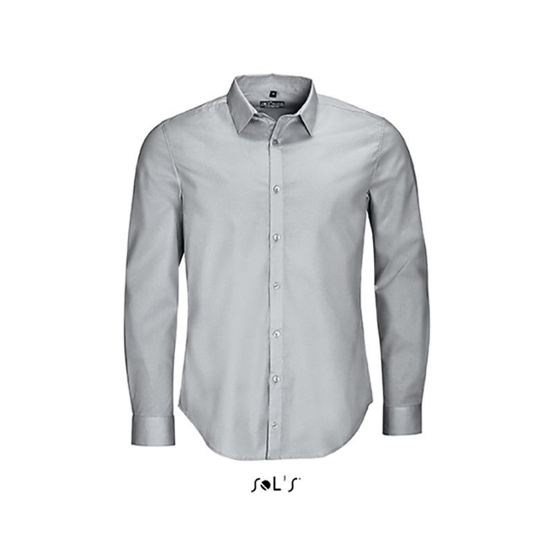 CAMICIA BLAKE MEN UOMO M/LUNGA STRETCH SOL'S