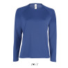 T-SHIRT SPORTY LSL WOMEN DONNA SUBLIMATICA G/COLLO SOL'S