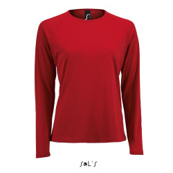 T-SHIRT SPORTY LSL WOMEN DONNA SUBLIMATICA G/COLLO SOL'S