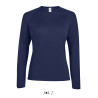 T-SHIRT SPORTY LSL WOMEN DONNA SUBLIMATICA G/COLLO SOL'S