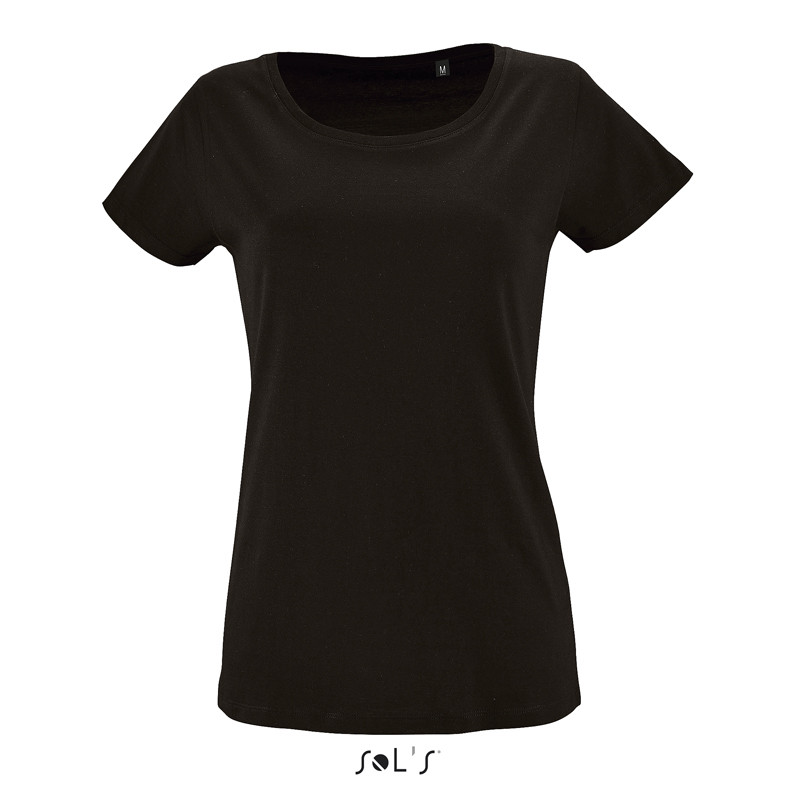 T-SHIRT MILO WOMEN DONNA ORGANIC 155GR M/CORTA G/COLLO SOL'S