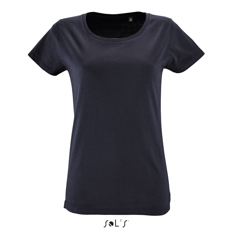 T-SHIRT MILO WOMEN DONNA ORGANIC 155GR M/CORTA G/COLLO SOL'S