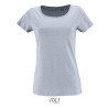 T-SHIRT MILO WOMEN MELANGE ORGANIC 155GR M/CORTA G/COLLO SOL'S