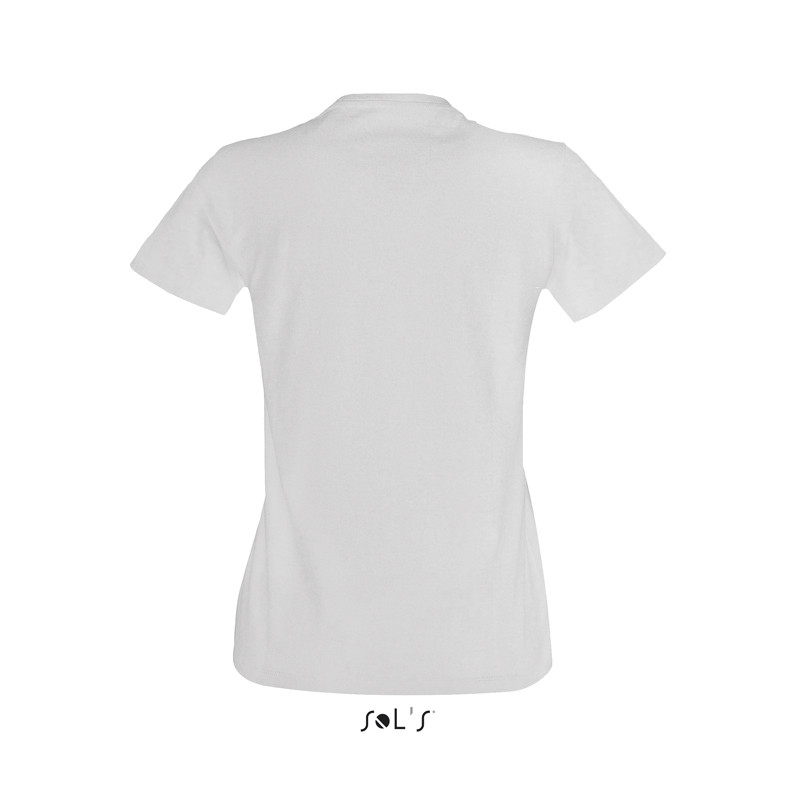 T-SHIRT IMPERIAL FIT W. BIANCA DONNA G/COLLO M/CORTA 190GR SOL'S