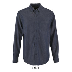 CAMICIA BARRY MEN UOMO IN DENIM M/LUNGA SOL'S