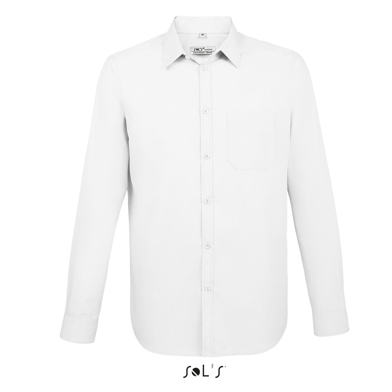 CAMICIA BALTIMORE FIT POPELINE UOMO M/LUNGA SOL'S