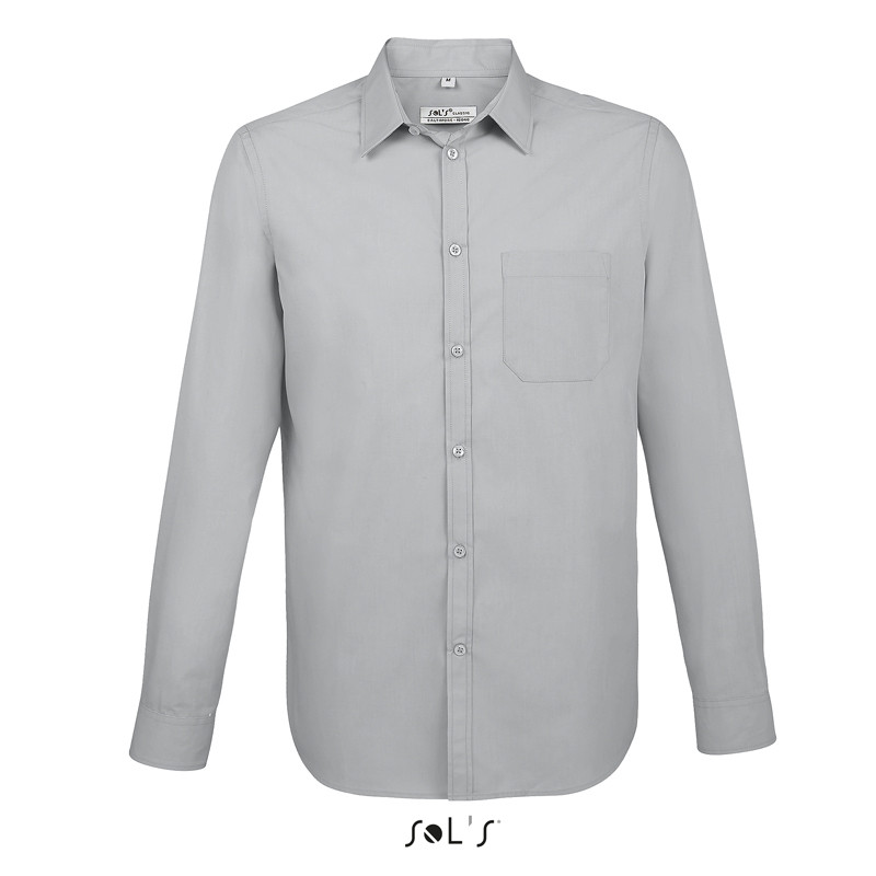 CAMICIA BALTIMORE FIT POPELINE UOMO M/LUNGA SOL'S