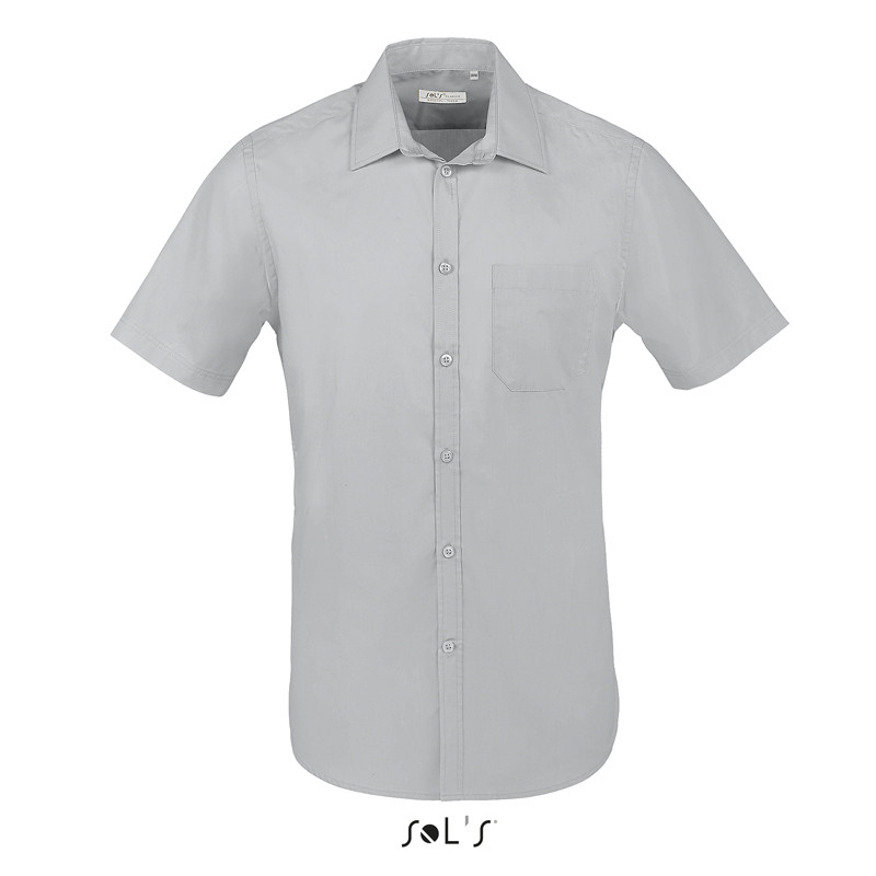 CAMICIA BRISTOL FIT POPELINE UOMO M/CORTA SOL'S