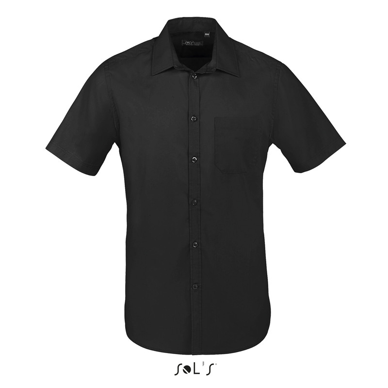 CAMICIA BRISTOL FIT POPELINE UOMO M/CORTA SOL'S