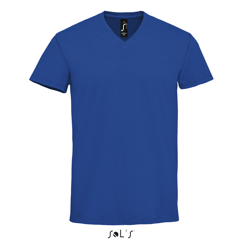 T-SHIRT IMPERIAL V UOMO SCOLLO A "V" M/CORTA 190GR SOL'S