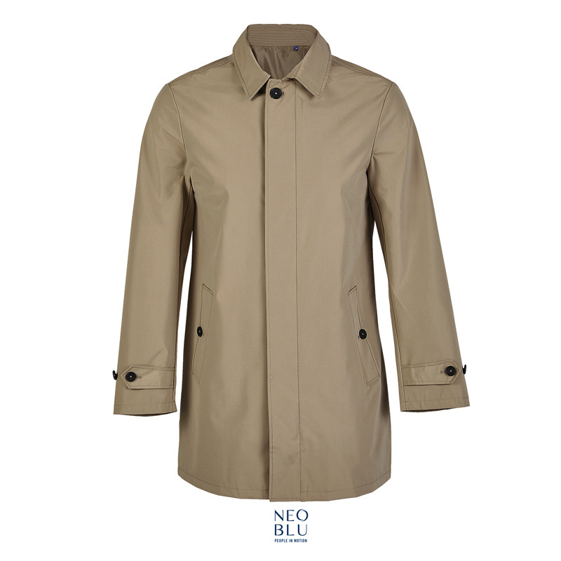 TRENCH ALFRED UOMO 100% POLIESTERENEO BLU