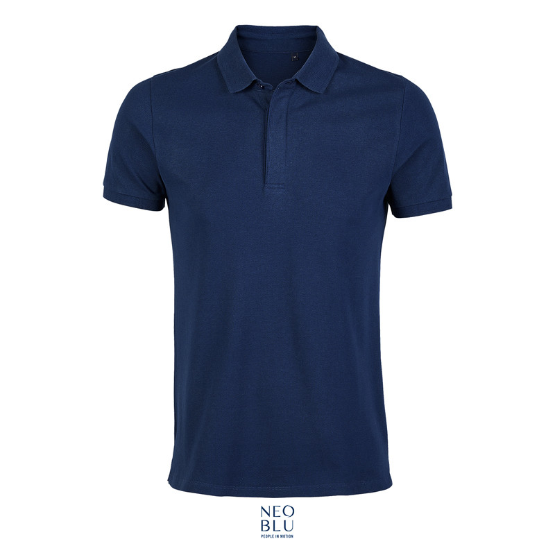 POLO OWEN MEN M/CORTA PIQUE' 215 CON ABBOTTONATURA NASCOSTA NEOBLU