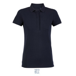 POLO OWEN WOMEN M/CORTA PIQUE' 215 CON ABBOTTONATURA NASCOSTA NEOBLU