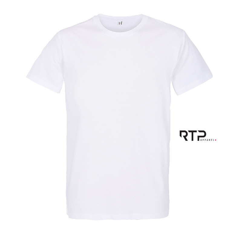 T-SHIRT TEMPO 185 MEN BIANCA RTP APPAREL