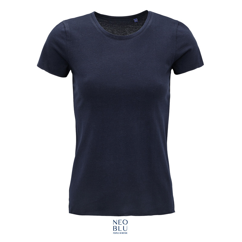 T-SHIRT LEONARD WOMEN G/COLLO M/CORTA JERSEY 120 CARBON PEACH NEOBLU