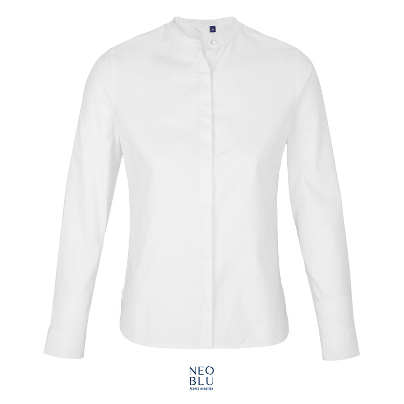 CAMICIA BART WOMAN NEO BLU POPELINE 120