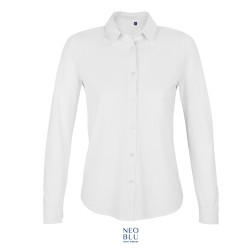 CAMICIA BASILE WOMAN NEO BLU PIQUE' 190