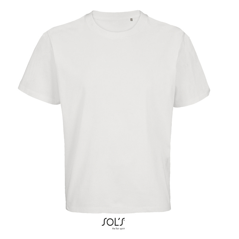 T-SHIRT LEGACY BIANCO M/C GIROCOLLO 220GR SOL'S