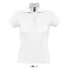 POLO PASSION DONNA BIANCO M/CORTA 170 GR SOL'S