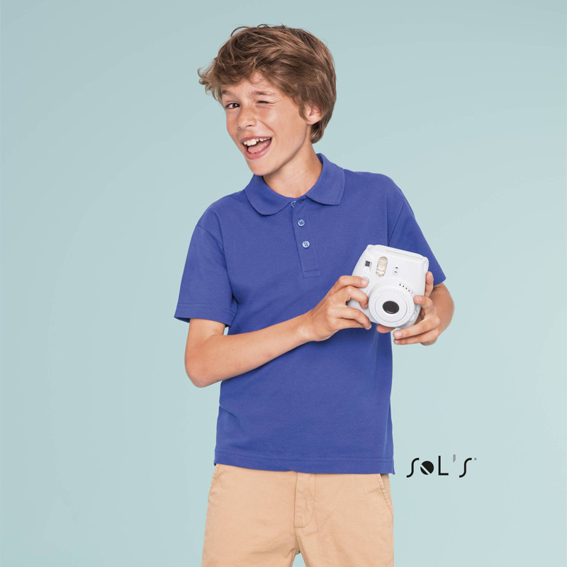 POLO SUMMER II KIDS BAMBINO M/CORTA 170 GR SOL'S