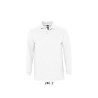 POLO WINTER II BIANCO UOMO M/LUNGA 210 GR SOL'S