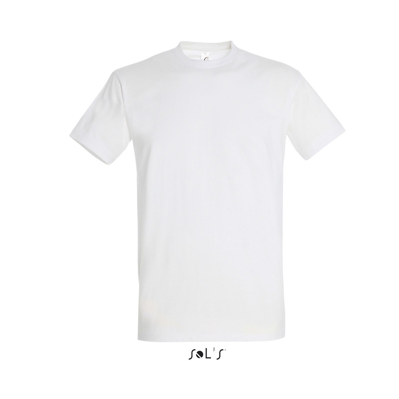 T-SHIRT IMPERIAL BIANCA UOMO G/COLLO M/CORTA 190GR SOL'S