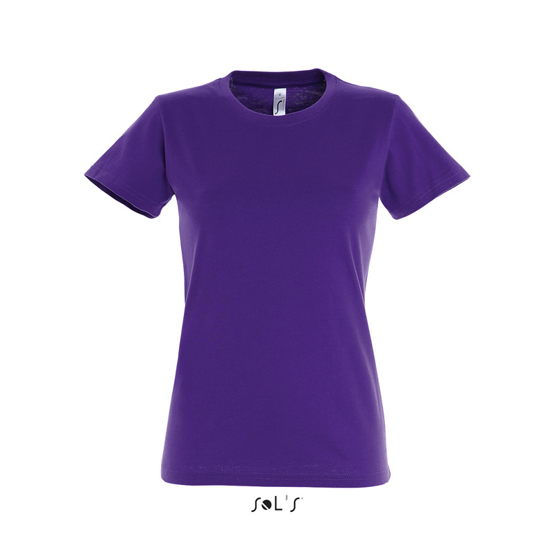 T-SHIRT IMPERIAL W. DONNA G/COLLO M/CORTA 190GR SOL'S