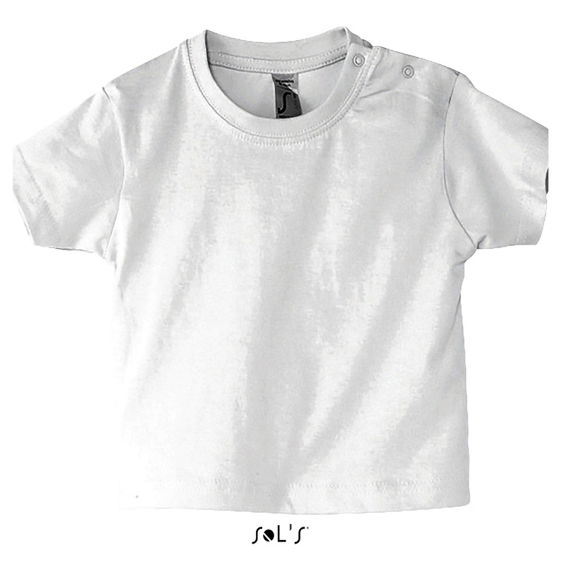 T-SHIRT MOSQUITO NEONATO BIANCA M/CORTA G/COLLO SOL'S