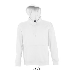 FELPA SLAM UNISEX BIANCO C/CAPPUCCIO SOL'S