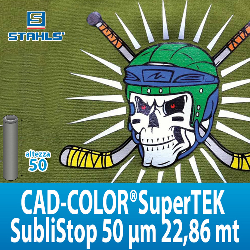 TERMOADESIVO DA STAMPA SUPERTEK SUBLISTOP H50X25MTL 50MIC STAHLS'