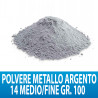 POLVERE METALLO ARGENTO 14 MEDIO/FINE GR. 100