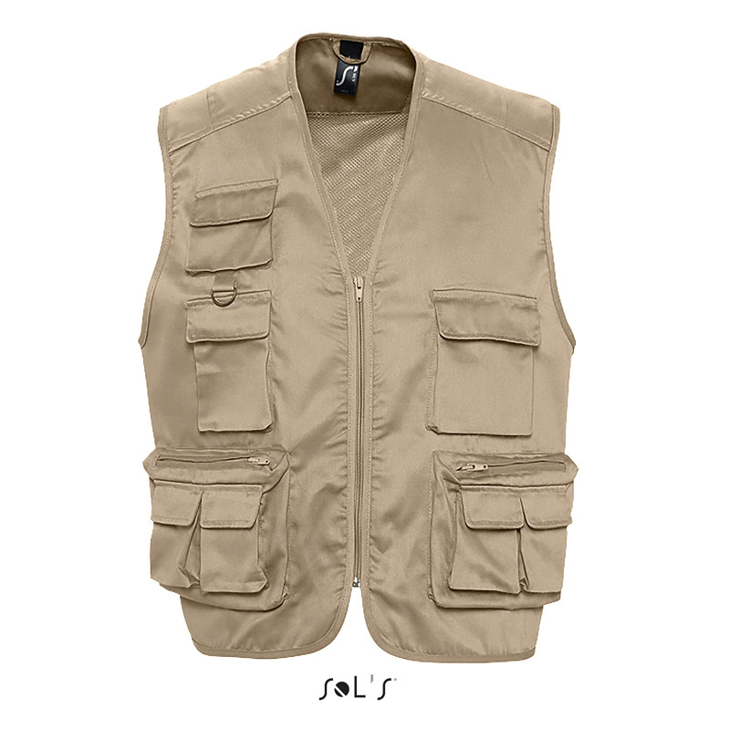 GILET WILD UNISEX MULTITASCHE SOL'S