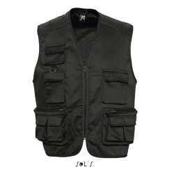 GILET WILD UNISEX MULTITASCHE SOL'S