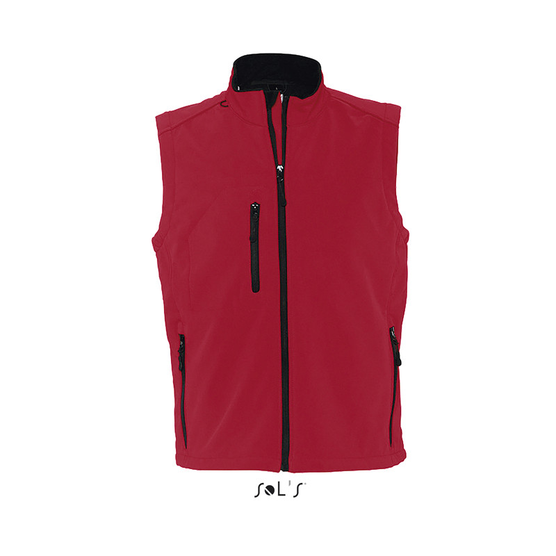 GILET RALLYE MEN UOMO IN SOFTSHELL ZIP INTERA SOL'S