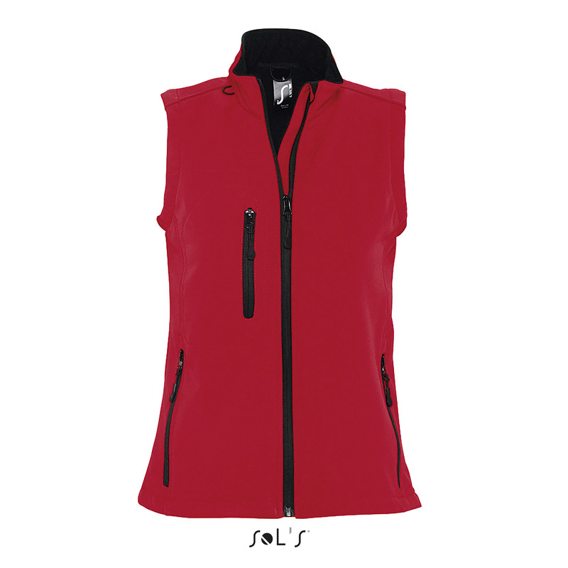 GILET RALLYE WOMEN DONNA IN SOFTSHELL ZIP INTERA SOL'S