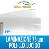 LAMINAZIONE P.LUX720 LUCIDO POL. UV50% 75MIC 50MTL POLITAPE H137