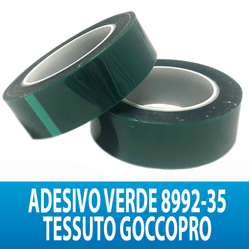 ADESIVO PER TESSUTO GOCCOPRO VERDE CM3,6X66MT