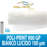 PVC ADES. PP900 MON. BIANCO LUCIDO 100MIC 50MTL POLITAPE H160