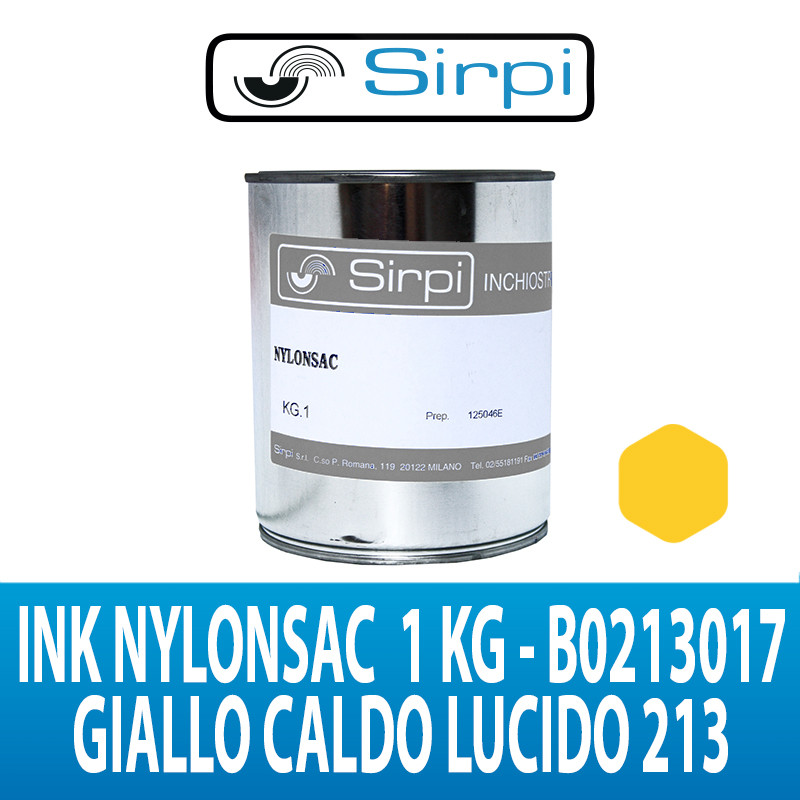 INK NYLONSAC GIALLO CALDO LUCIDO 213 SIRPI