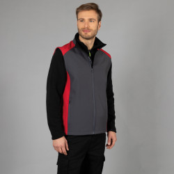 GILET CAMPIGLIO BICOLORE IN...