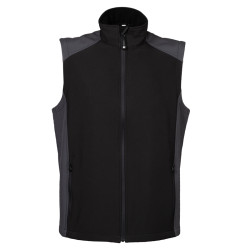 GILET CAMPIGLIO BICOLORE IN SOFTSHELL A 2 STRATI IMPERMEABILE JRC