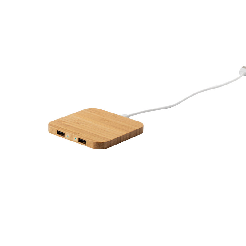 CARICATORE WIRELESS 5W IN BAMBOO